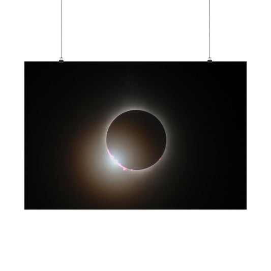 Matte Horizontal Poster - 2024 Eclipse Evolution